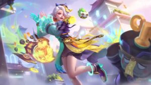 Nightwalker Melissa splash art in Mobile Legends: Bang Bang