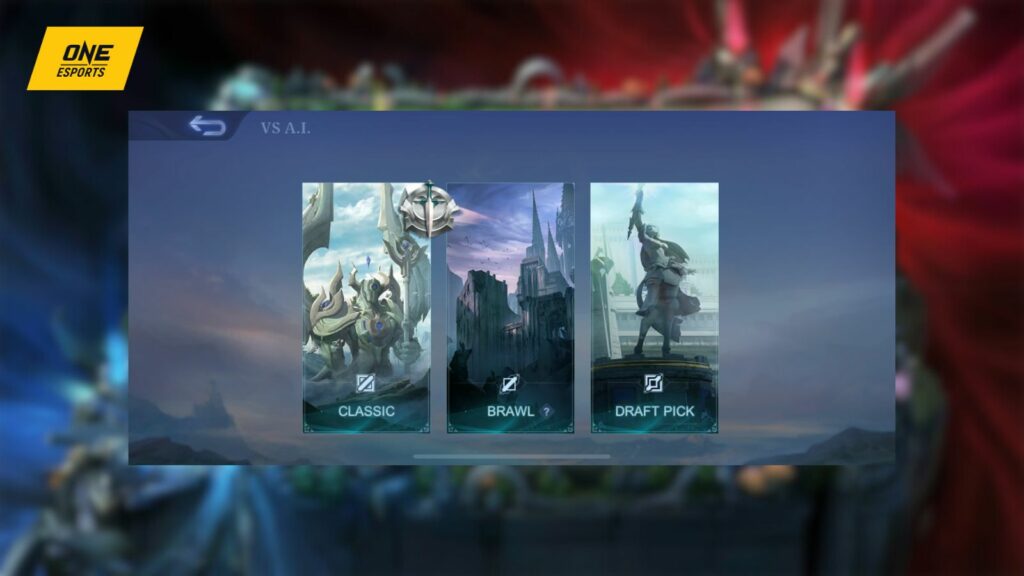 Mobile Legends: Bang Bang vesus AI mode
