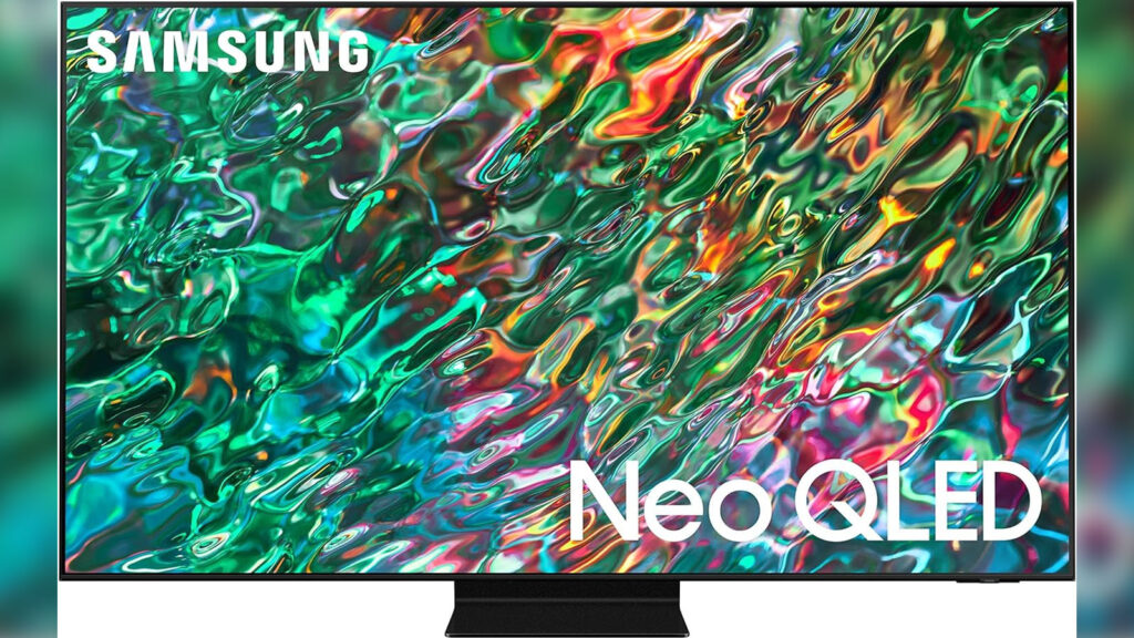 SAMSUNG 43-Inch Class Neo QLED 4K QN90B Series Mini LED Quantum HDR 24x, Dolby Atmos, Object Tracking Sound+, Anti-Glare, Ultra Viewing Angle, Smart TV with Alexa Built-In (QN43QN90BAFXZA, 2022 Model)