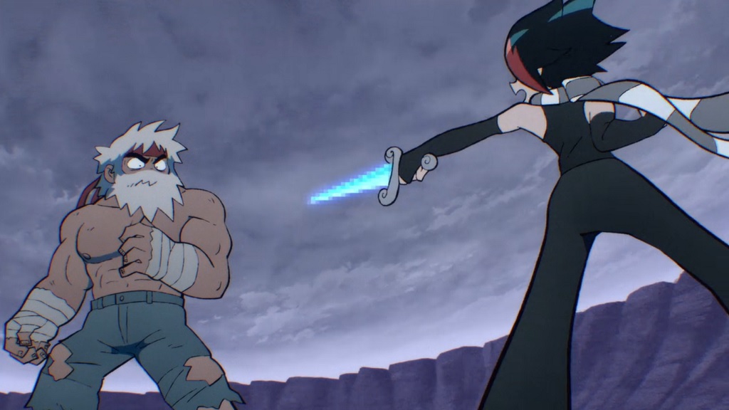 The final boss in the Scott Pilgrim Takes Off ending