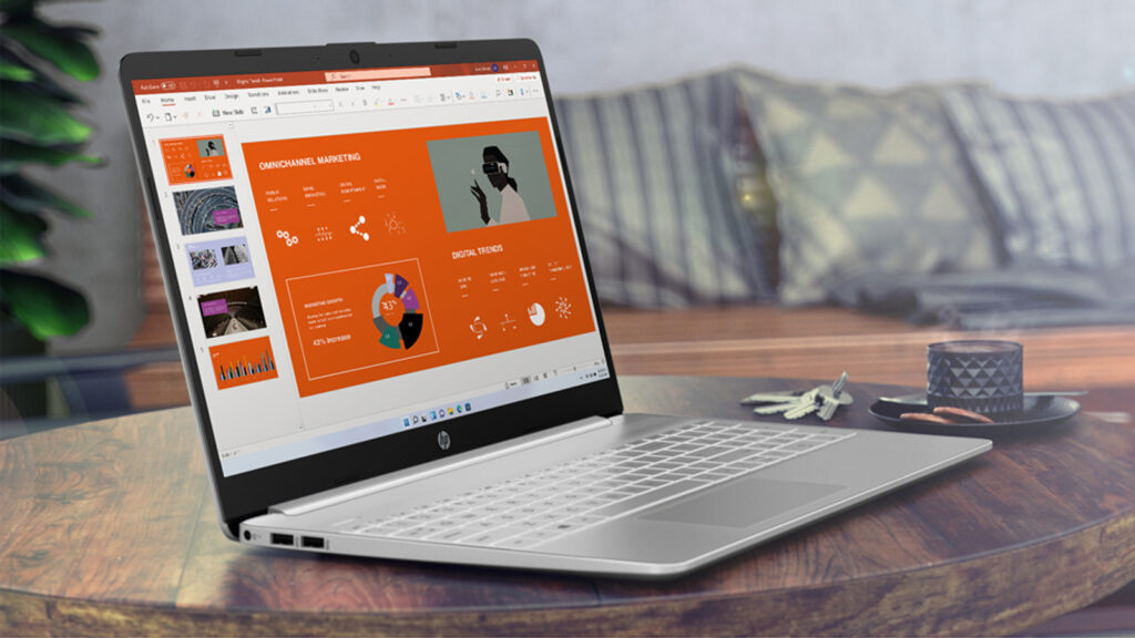 HP 15.6 inch Laptop, FHD Display, 12th Gen Intel Core i5, 16 GB RAM, 512 GB SSD, Intel Iris Xe Graphics, Windows 11 Home, 15-dy5399nr (2023),Silver