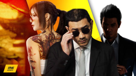 Popular Southeast Asian streamers Pichayut "Gssspotted" Sittipun and Myrtle Sarrrosa in their real life Like a Dragon Gaiden: The Man Who Erased His Name advertisements
