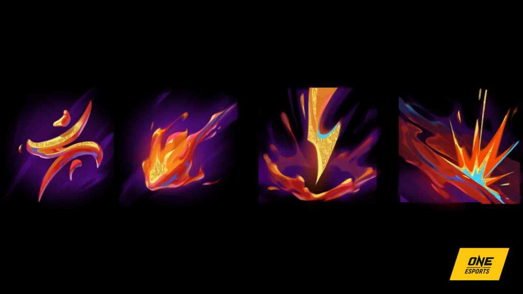 Hwei abilities for Subject: Disaster - Devastating Fire, Severing Bolt, Molten Fissure