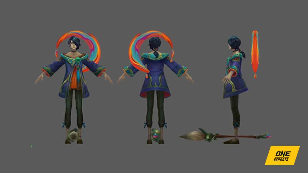 League of Legends mage Hwei turn arounds