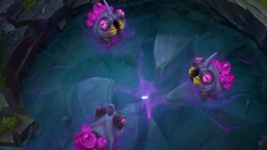 Voidgrubs chilling in pit in League of Legends preseason 2024