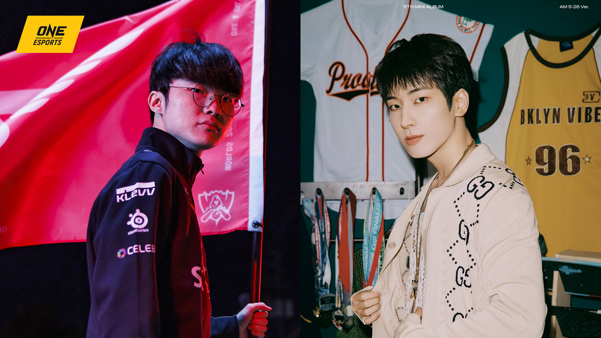 Seventeen Wonwoo shows up in a fan meet wearing a T1 jacket | ONE