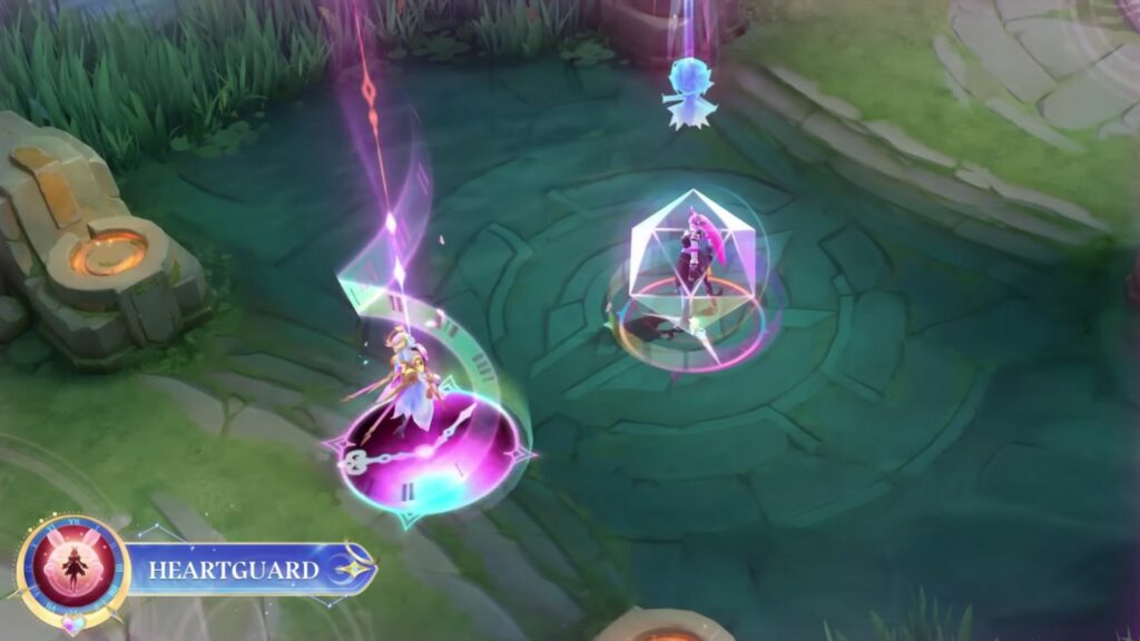 Avatar of Time Angela ultimate skill effects, Heartguard