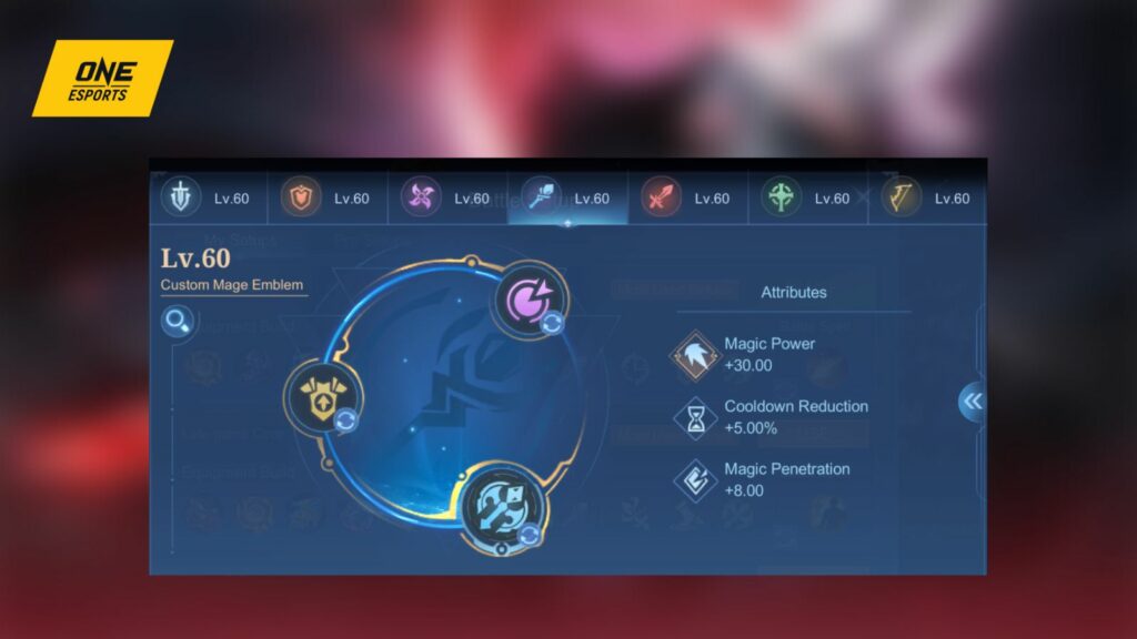 Recommended emblem set for Pharsa in Mobile Legends: Bang Bang
