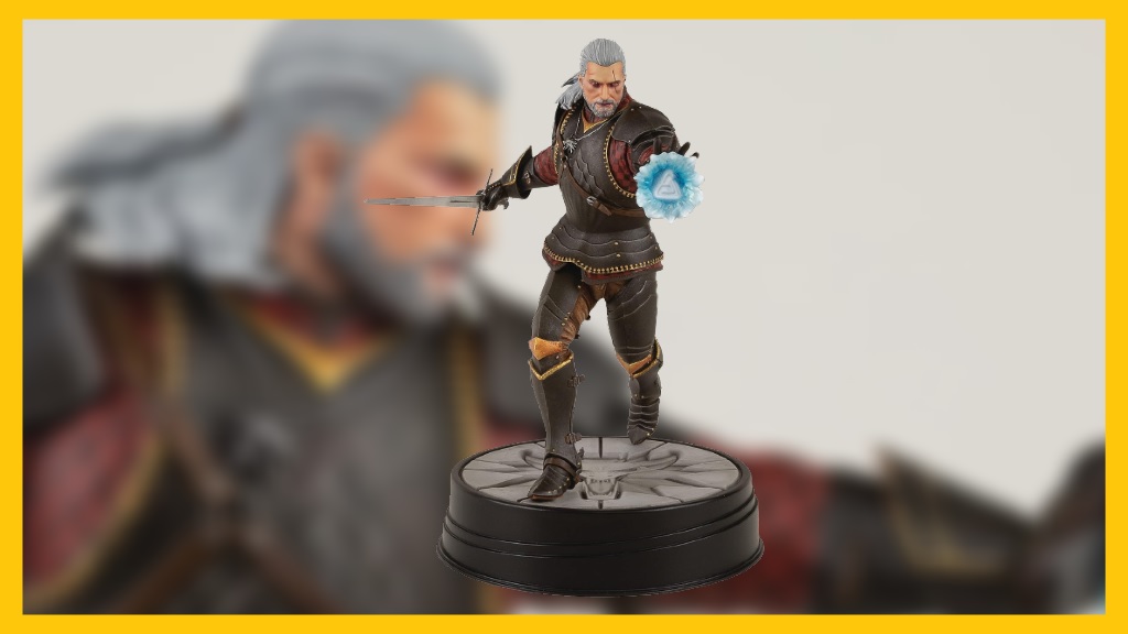 DARK HORSE COMICS Witcher 3 Wild Hunt Geralt Toussaint Tourney Armor Figure