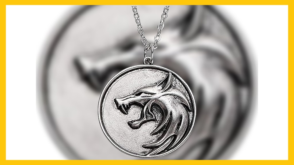 The Witcher Geralt of Rivia Wolf Medallion