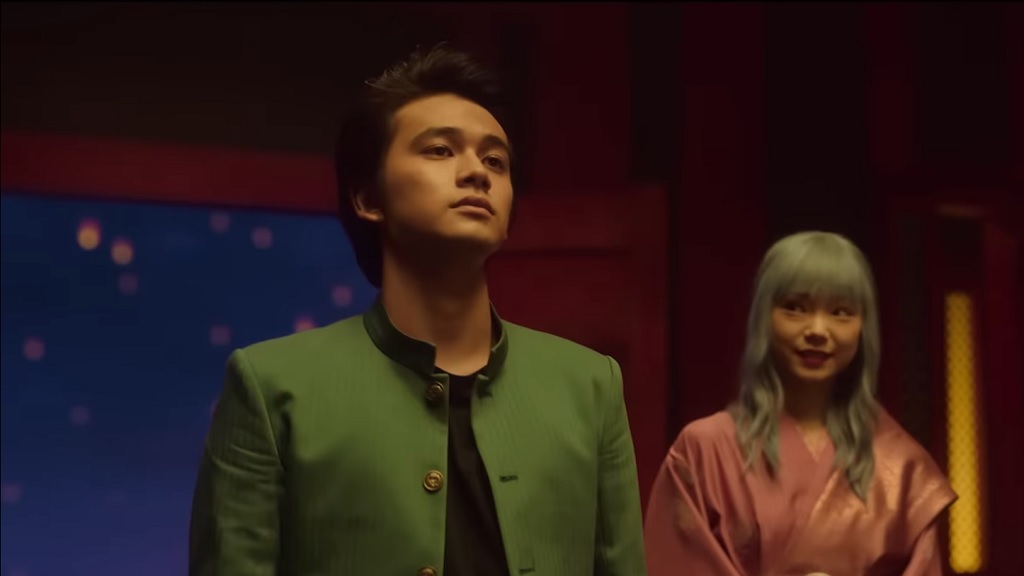Yusuke and Botan in Netflix's Yu Yu Hakusho live action trailer