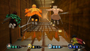 Demon Slayer Sweep the Board gameplay image