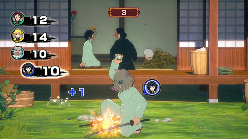 Demon Slayer Sweep the Board gameplay image