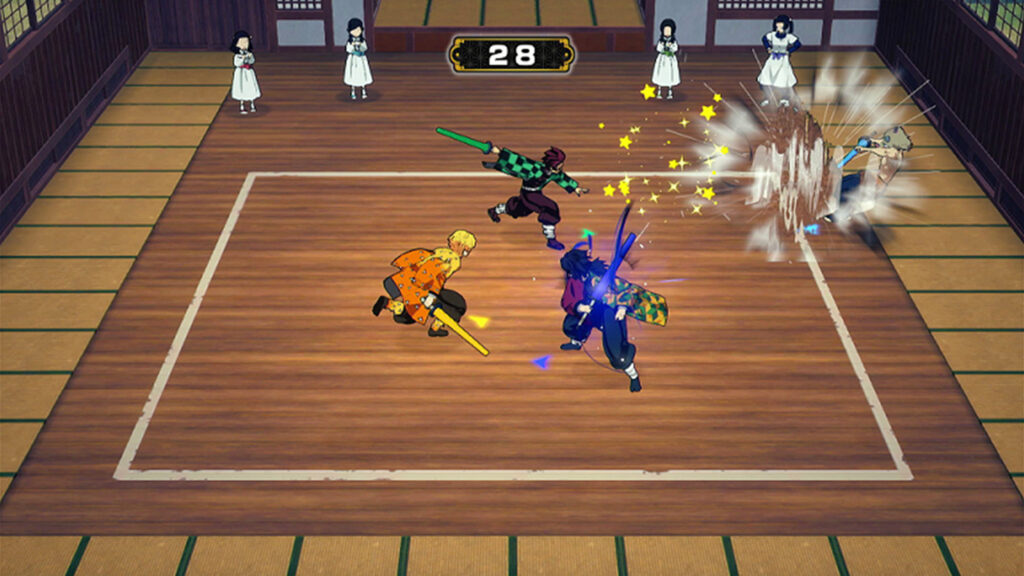 Demon Slayer Sweep the Board gameplay image