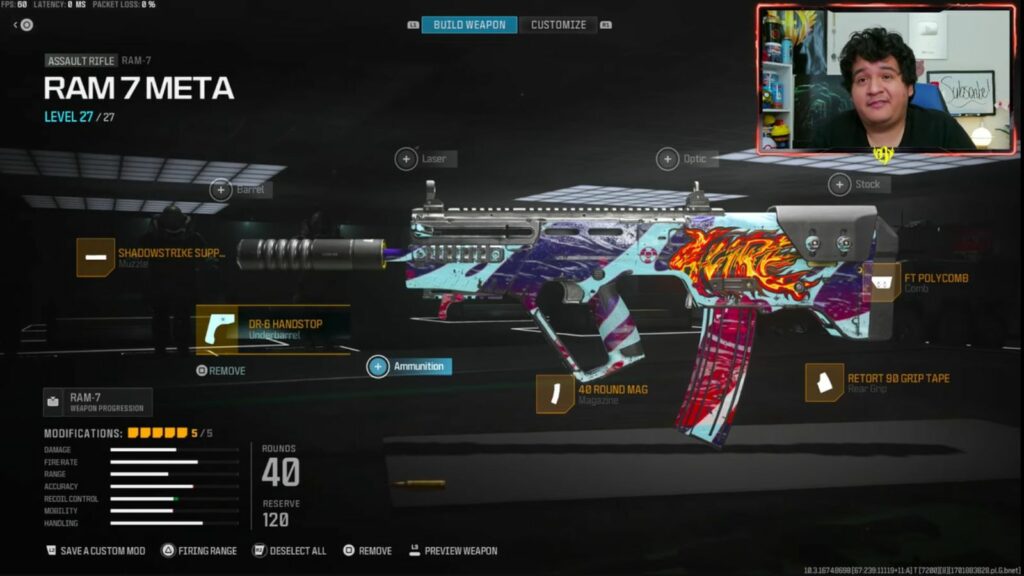 Hero's best RAM-7 loadout attachments