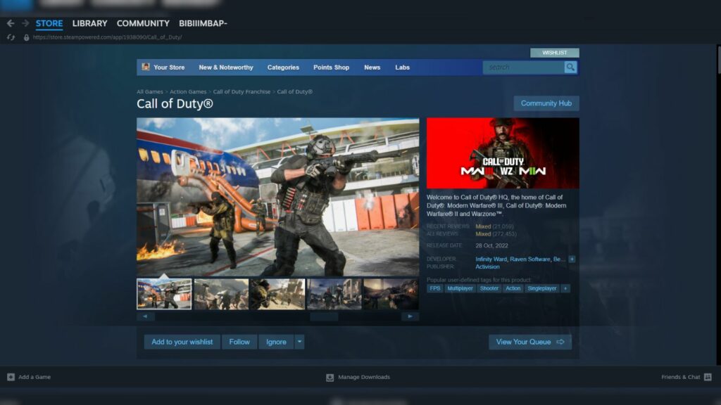 Call of Duty Modern Warfare 3 on Steam Store