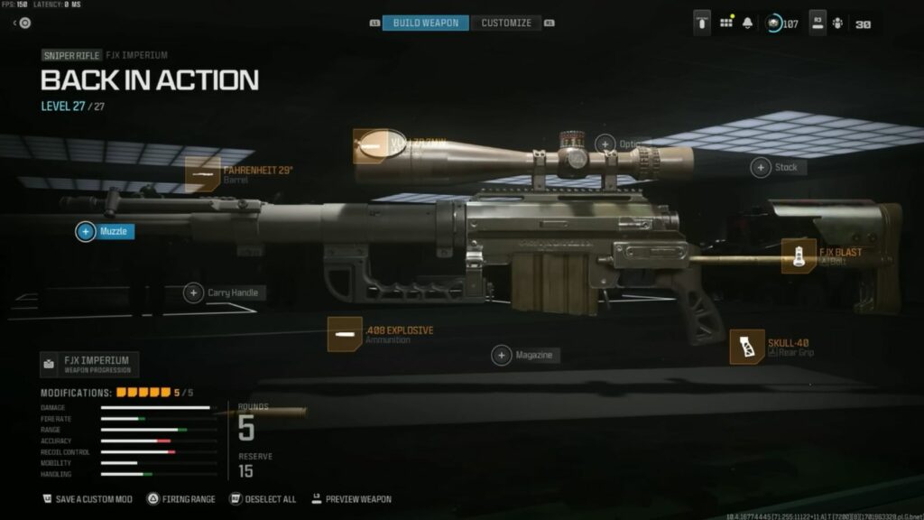 Call of Duty Warzone FJX Imperium loadout by FaZe Testy