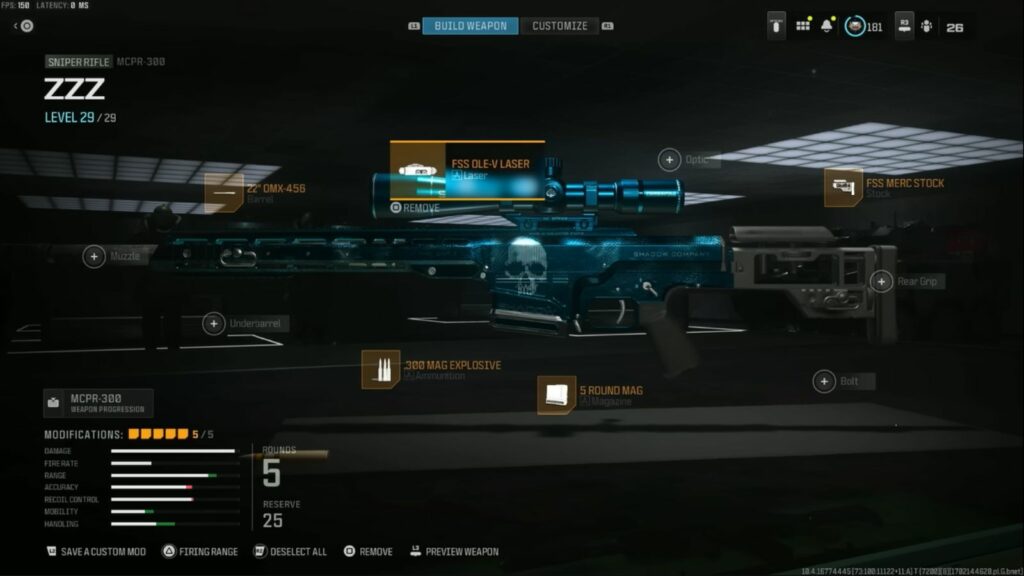 Call of Duty Warzone MCP-R 300 loadout by FaZe Testy