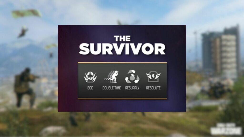 Best perk package "The Survivor" for tactical players, by CoD expert Crowder