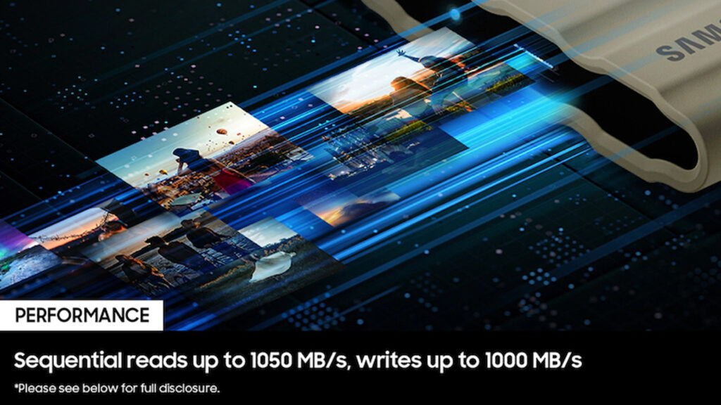 SAMSUNG T7 Shield 2TB, Portable SSD