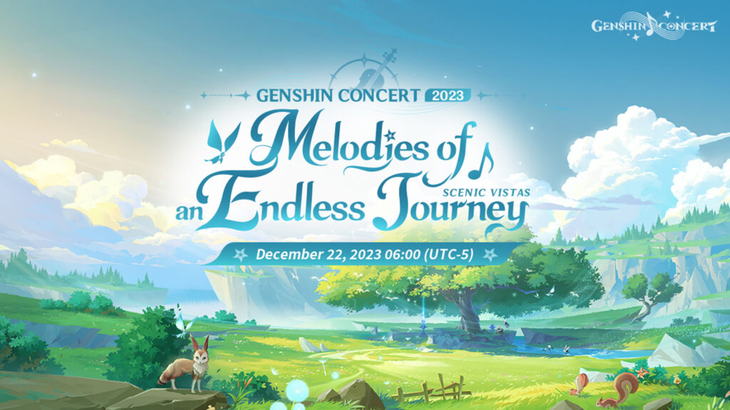 Genshin online concert 2023 key visual