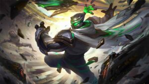 League of Legends Prestige Conqueror Jax official wallpaper splashart