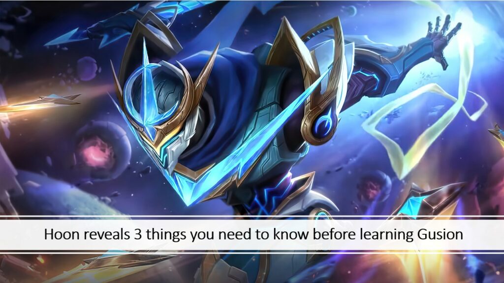 Mobile Legends: Bang Bang Cosmic Gleam Gusion skin wallpaper with link to 3 things you need know before learning the hero, according to Hoon