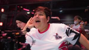 Deus Vult's Mathaios "Kid Bomba" Chatzilakos at the M5 World Championship