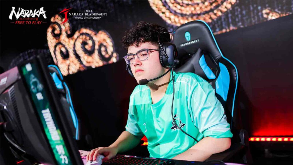 TryHard competing at Naraka Bladepoint World Championship 2023 group stage