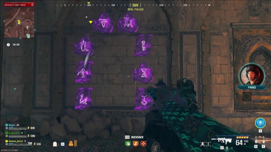 Zombies portal Opal Palace
