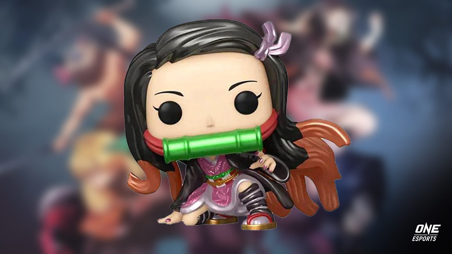 Funko Pop Demon Slayer Nezuko Kamado Metallic Special Edition Exclusive Multicolor
