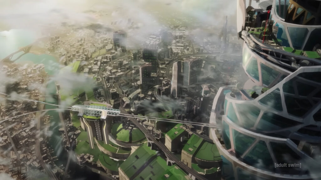 Lazarus anime screenshot from the YouTube trailer