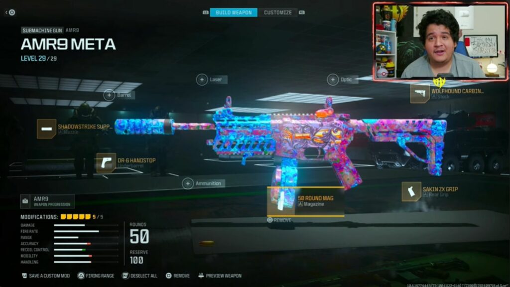 AMR9 build MW3 by Call of Duty content creator Hero