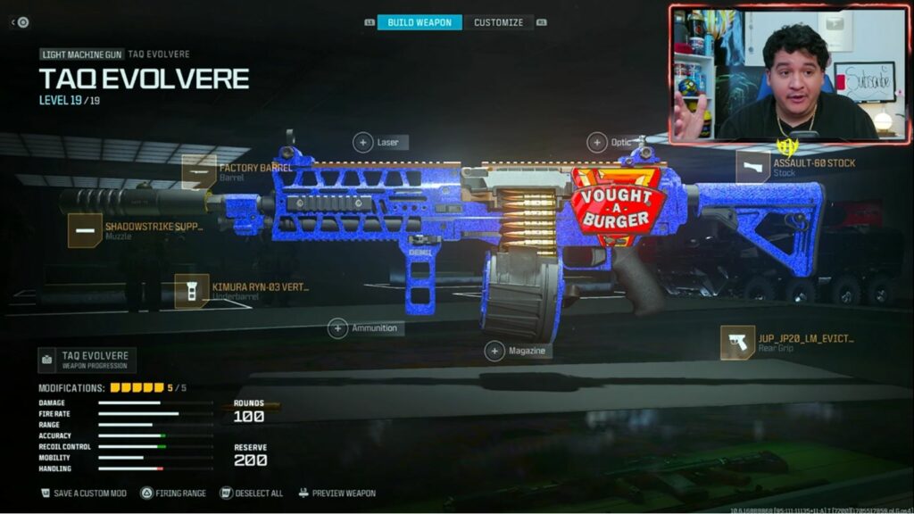 Best TAQ Evolvere loadout in Modern Warfare 3, according to CoD content creator Hero
