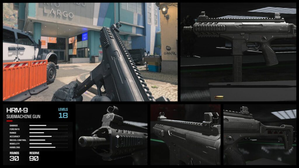 Stats of HRM-9 SMG in Call of Duty Modern Warfare 3 and Warzone