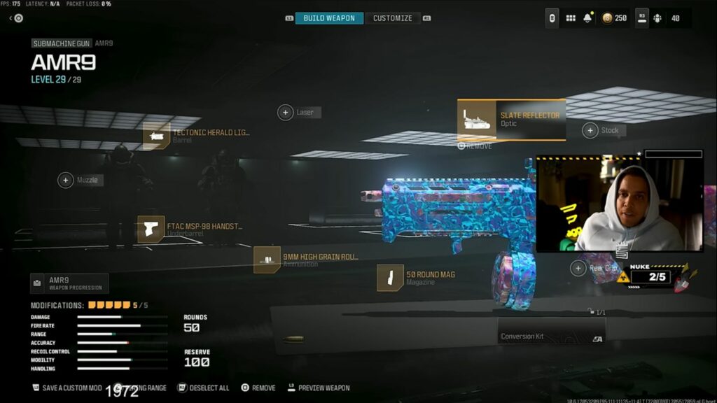 Best Warzone loadouts after Season 1 Reloaded update featuring the AMR9, based on content creator Swagg
