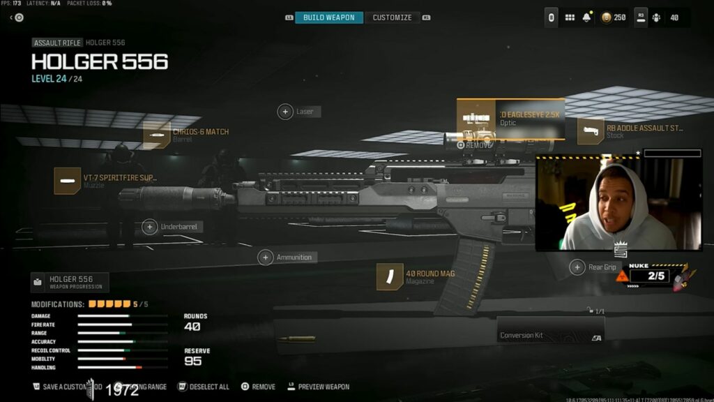 Best Warzone loadouts after Season 1 Reloaded update featuring the Holger 556, based on content creator Swagg