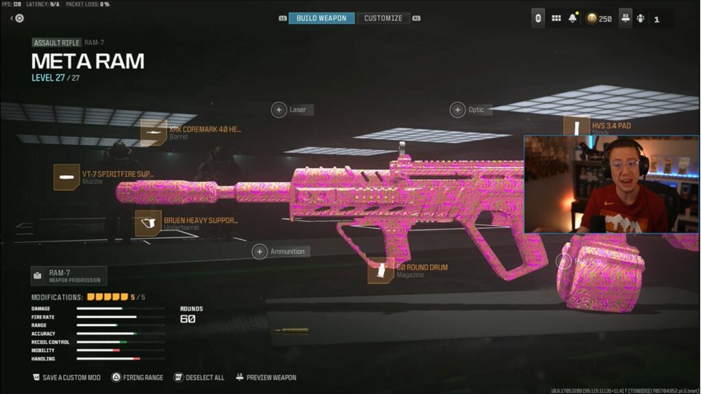 Best RAM-7 loadout after the Call of Duty Warzone Season 1 Reloaded update, according to WhosImmortal