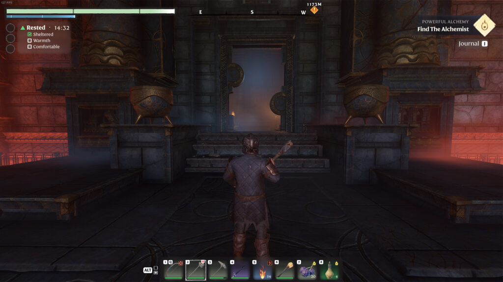 Enshrouded secret way to farm metal scraps in Enshrouded early game inside Cinder Vault