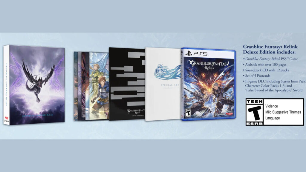 Granblue Fantasy Relink Deluxe Edition full set