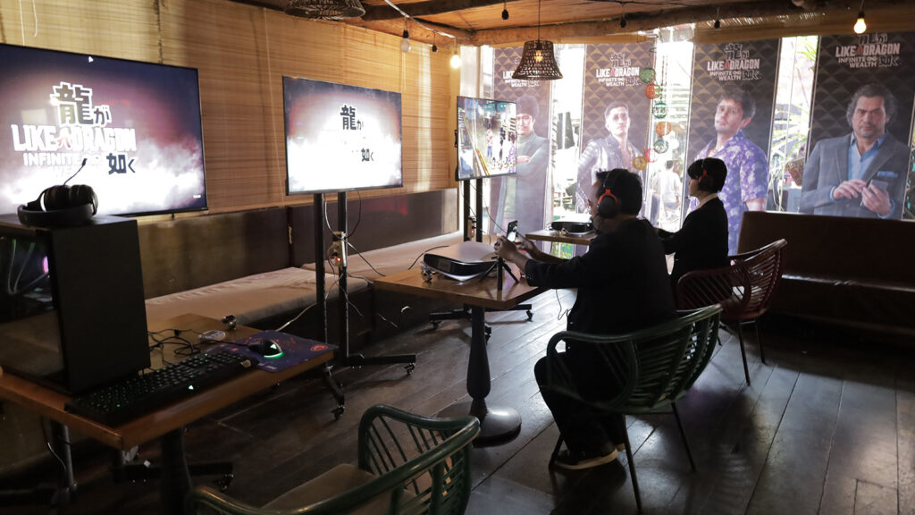 Like a Dragon Invinite Wealth press event at The Island, BGC