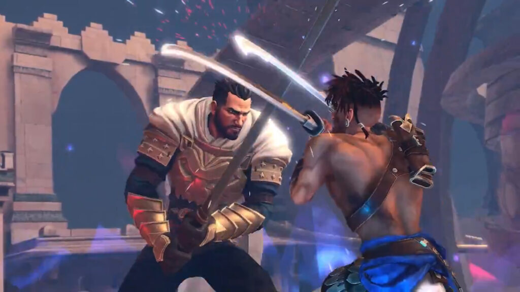 Prince of Persia: The Lost Crown's Sargon gameplay capture image