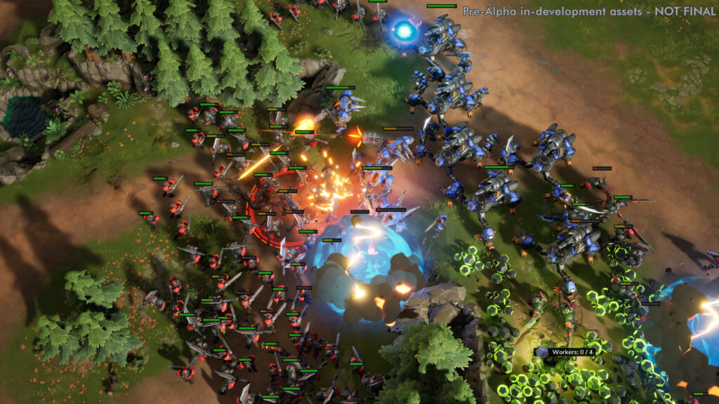 Stormgate pre alpha screenshots from Frost Giant Studios