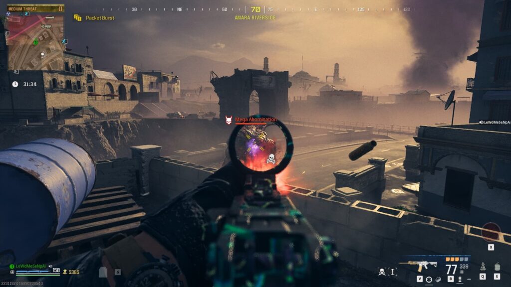 Luring the Megabomb in MW3 Zombies