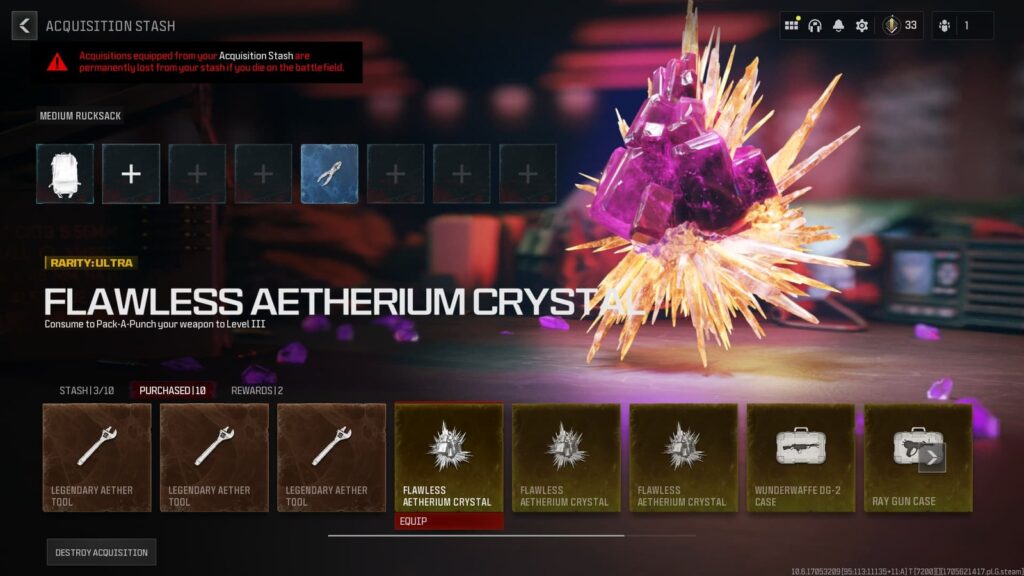 MW3 Zombies pack a punch perk level 3