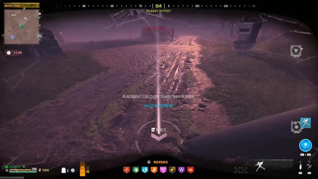 Setting up Sentry Gun screenshot from MrDalekJD's guide on soloing Greylorm MW3 boss