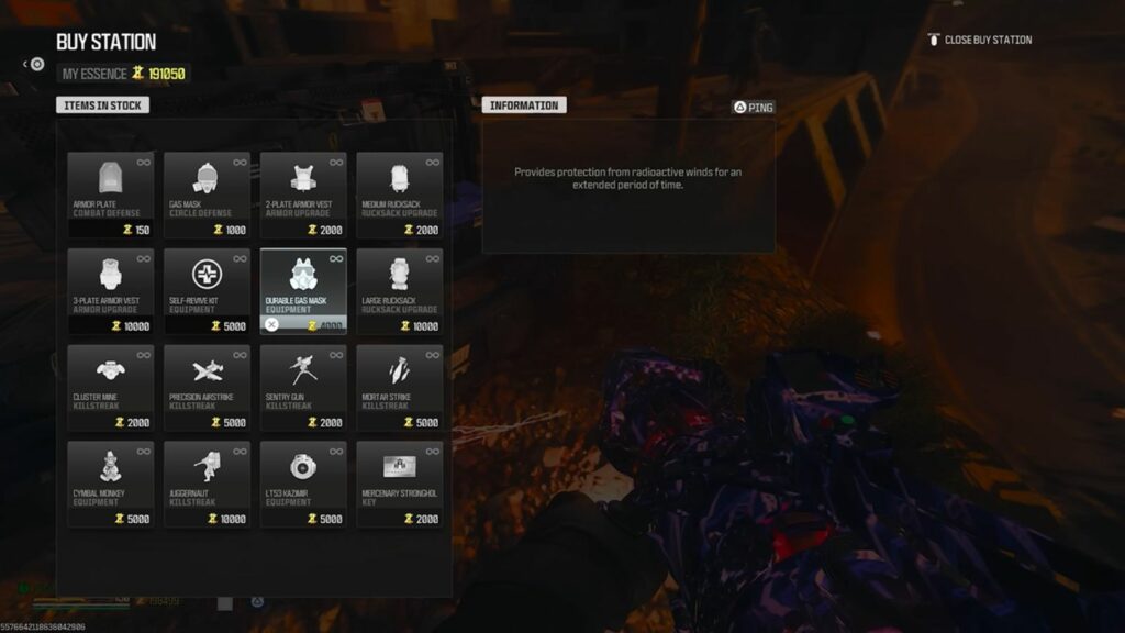 Tier 3 Buy Station screenshot from MrDalekJD's guide on soloing Greylorm MW3 boss