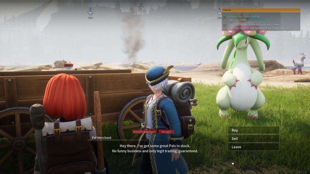 The Palworld captured humans can be sold