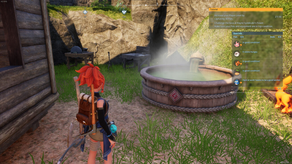 Palworld screenshot of a Hot Spring