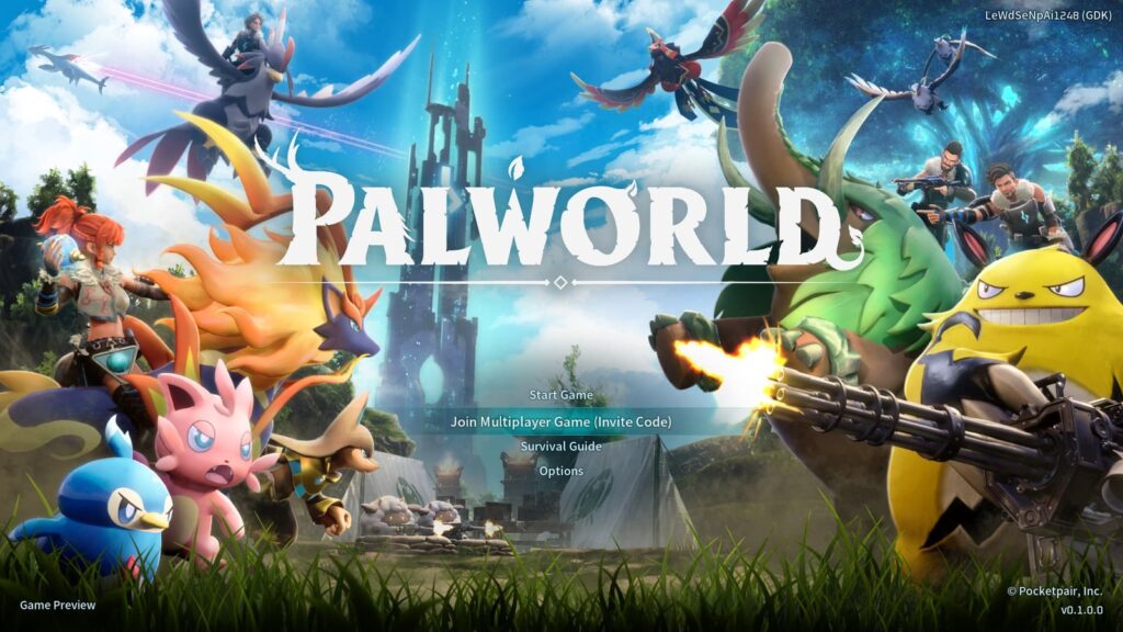 Palworld multiplayer option